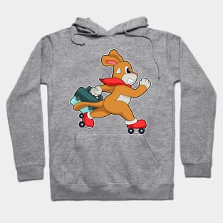 Dog with Roller skates Hoodie